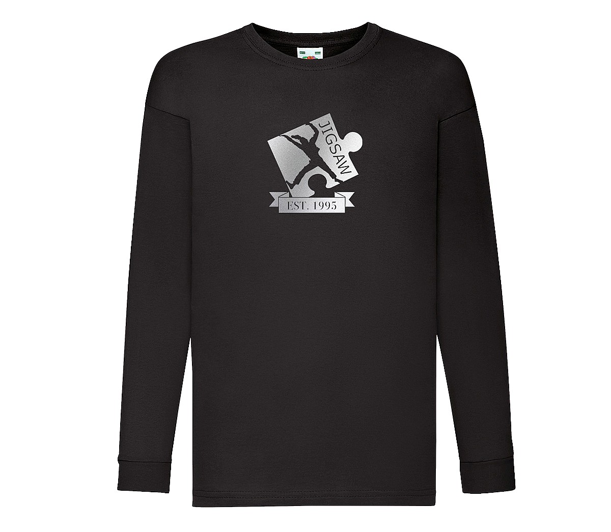 Black Long Sleeved T-shirt, adult T-shirt | Jigsaw Performing Arts